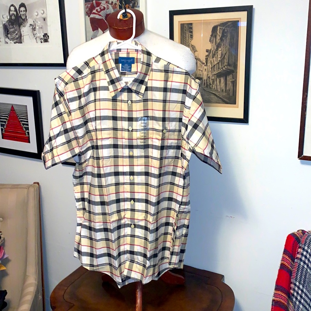 Mens Towncraft short sleeve Lg